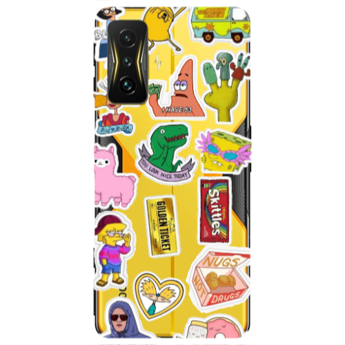 Xiaomi Poco F4 Gt best cartoons Transparent Silicone TPU Θήκη