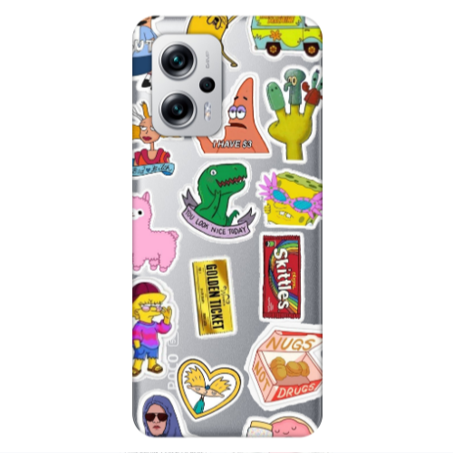 Xiaomi Poco X4 GT best cartoons Transparent Silicone TPU Θήκη
