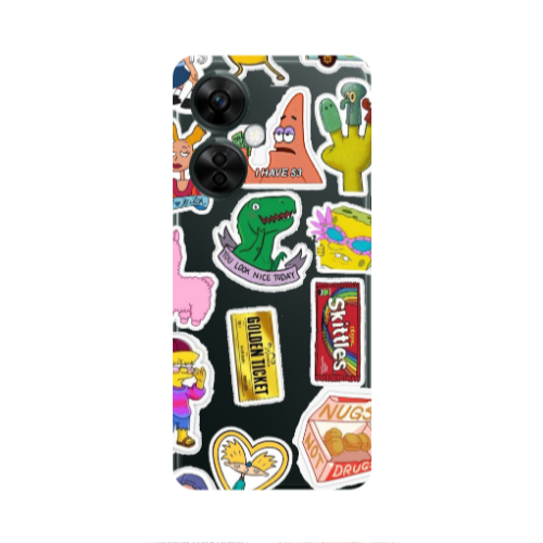 Oneplus Nord CE 3 Lite 5G best cartoons Transparent Silicone TPU Θήκη