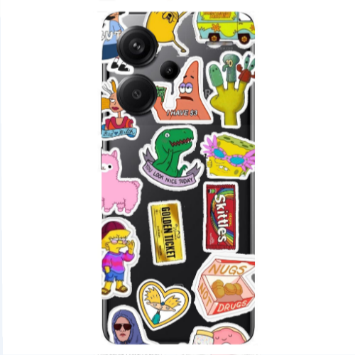 Xiaomi Redmi Note 13 Pro+ 5G  best cartoons Transparent Silicone TPU Θήκη