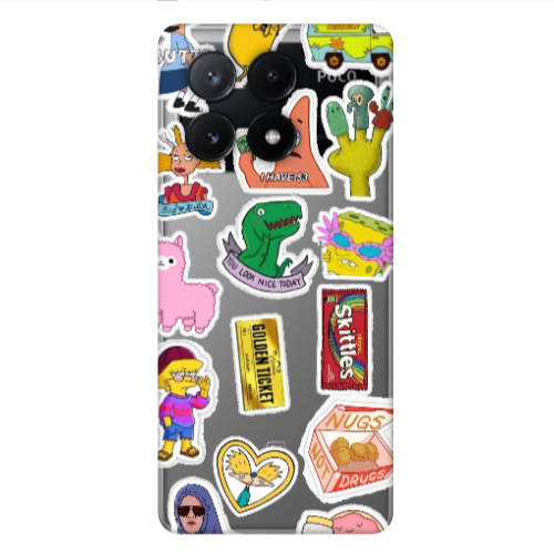 Xiaomi Poco X6Pro 5G best cartoons Transparent Silicone TPU Θήκη