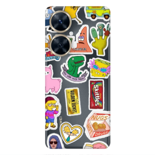 Huawei Nova 11i best cartoons Transparent Silicone TPU Θήκη