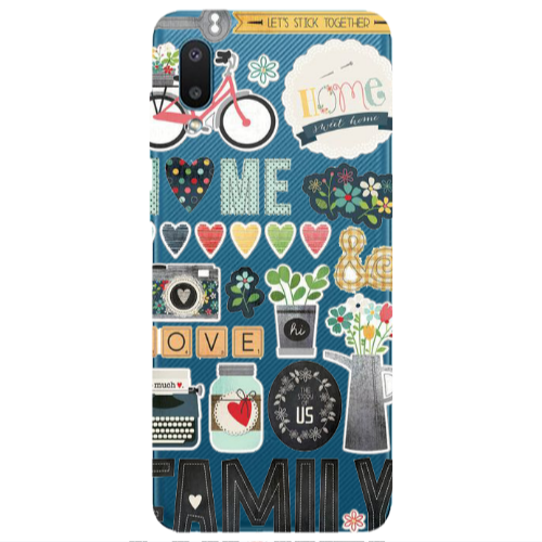 Samsung A02 Family love home Transparent Silicone TPU Θήκη