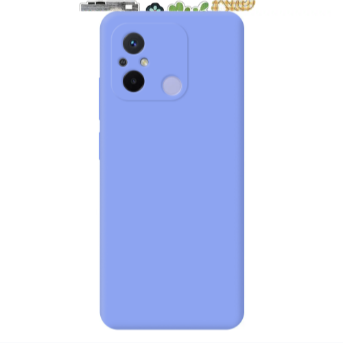 Xiaomi Redmi 12C Family love home Light Purple Colored Silicone TPU Θήκη