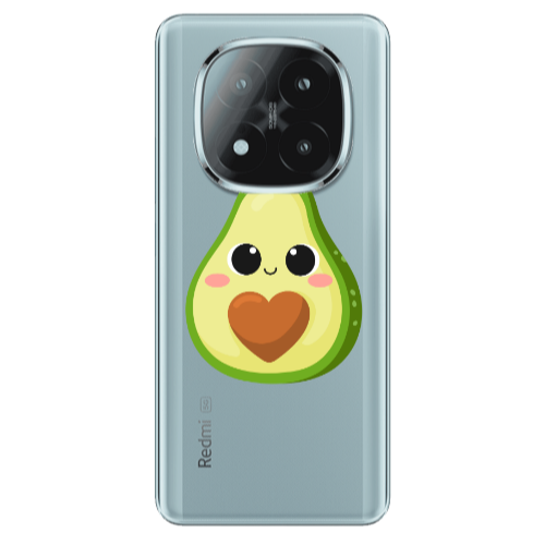 Xiaomi Redmi Note 14 Pro + 5g Baby avocado Transparent Silicone TPU Θήκη