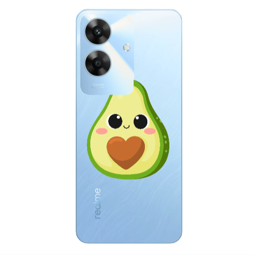 Realme Note 60 Baby avocado Transparent Silicone TPU Θήκη