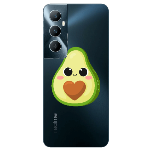 Realme C65 Baby avocado Transparent Silicone TPU Θήκη