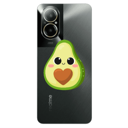 Realme C67 Baby avocado Transparent Silicone TPU Θήκη