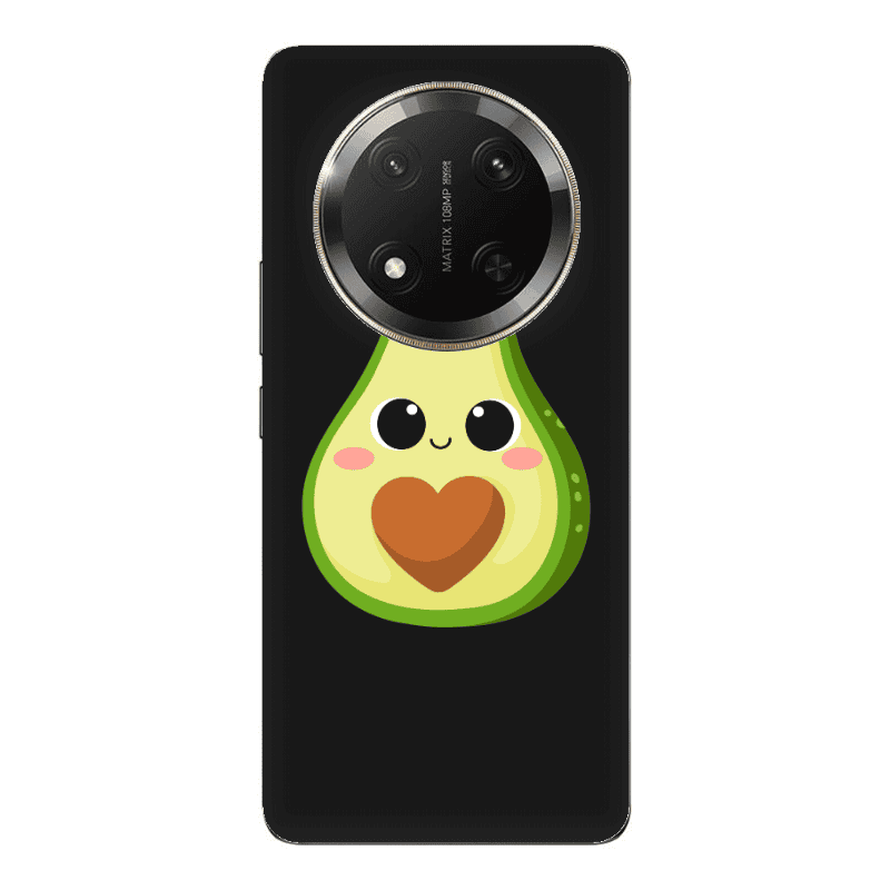 Honor Magic 7 Lite Baby avocado Black Colored Silicone TPU Θήκη
