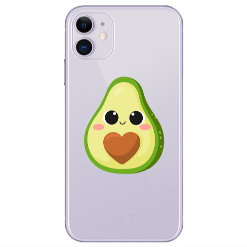 Apple iPhone 11  Baby avocado Transparent Silicone TPU Θήκη
