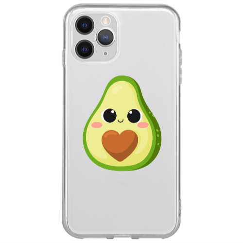 Apple iPhone 11 Pro Baby avocado Transparent Silicone TPU Θήκη