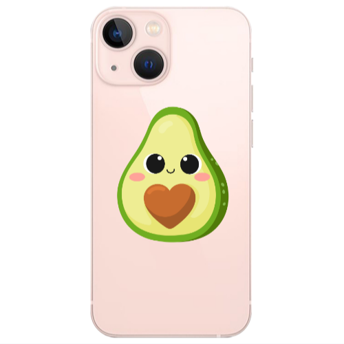 Apple iPhone 13 Baby avocado Transparent Silicone TPU Θήκη