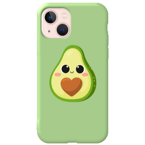 Apple iPhone 13 Baby avocado Light Green Colored Silicone TPU Θήκη