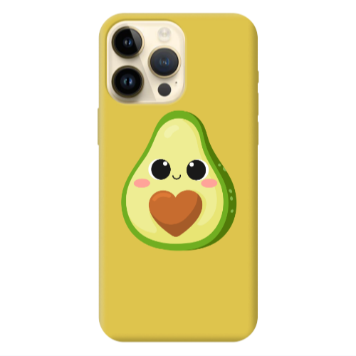 Apple iPhone 13 Pro Max Baby avocado Yellow Colored Silicone TPU Θήκη