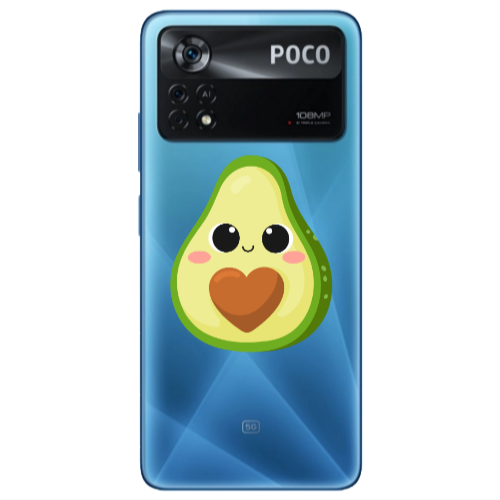Xiaomi Poco X4 Pro Baby avocado Transparent Silicone TPU Θήκη
