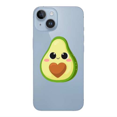 Apple iPhone 14  Baby avocado Transparent Silicone TPU Θήκη