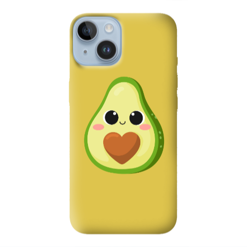 Apple iPhone 14 Plus Baby avocado Yellow Colored Silicone TPU Θήκη