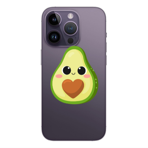 Apple iPhone 14 Pro  Baby avocado Transparent Silicone TPU Θήκη
