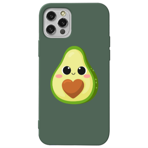 Apple iPhone 13 Pro Baby avocado Dark Green Colored Silicone TPU Θήκη