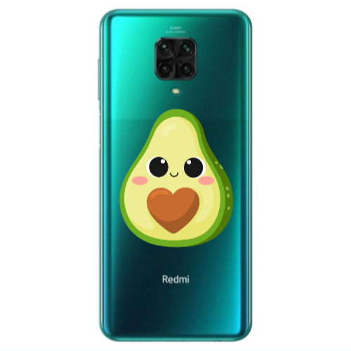 Xiaomi Redmi Note 9S Baby avocado Transparent Silicone TPU Θήκη