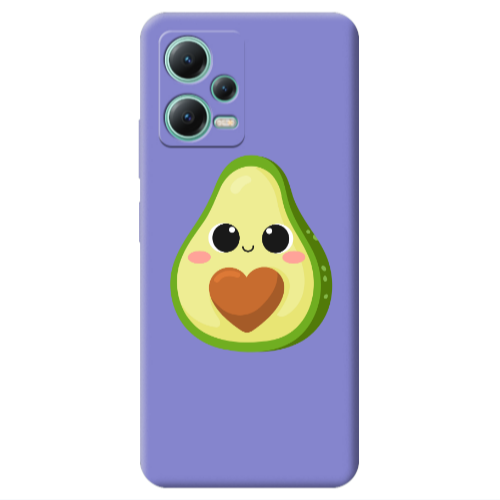 Xiaomi Redmi Note 12 Pro 5G Baby avocado Purple Colored Silicone TPU Θήκη