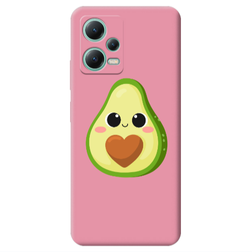 Xiaomi Redmi Note 12 Pro 5G Baby avocado Pink Colored Silicone TPU Θήκη