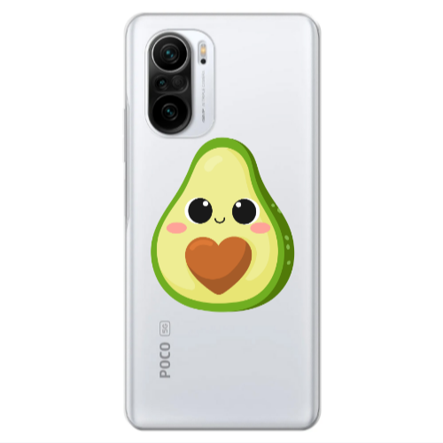 Xiaomi Poco F3 Baby avocado Transparent Silicone TPU Θήκη