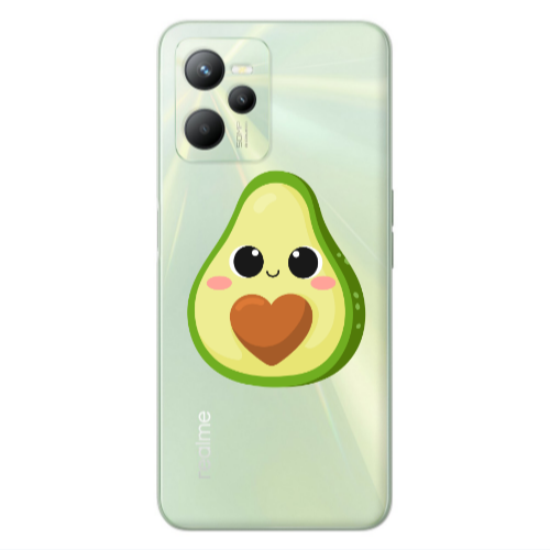 Realme C35 Baby avocado Transparent Silicone TPU Θήκη