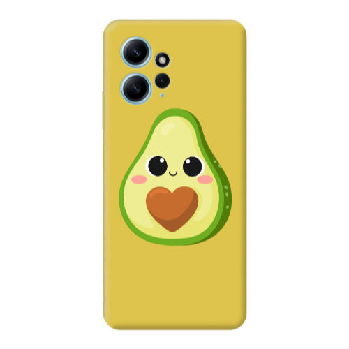 Xiaomi Redmi Note 12 4G Baby avocado Yellow Colored Silicone TPU Θήκη