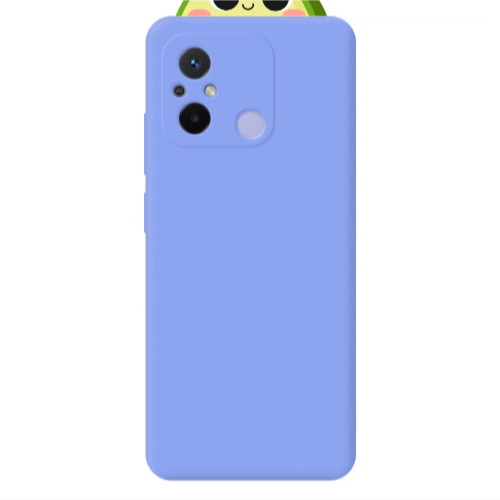 Xiaomi Redmi 12C Baby avocado Light Purple Colored Silicone TPU Θήκη