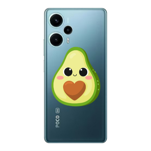 Xiaomi Poco F5 Baby avocado Transparent Silicone TPU Θήκη
