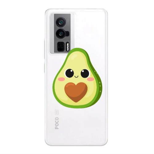 Xiaomi Poco F5 Pro Baby avocado Transparent Silicone TPU Θήκη