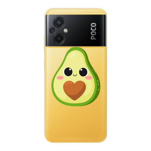 Xiaomi Poco M5 Baby avocado Transparent Silicone TPU Θήκη