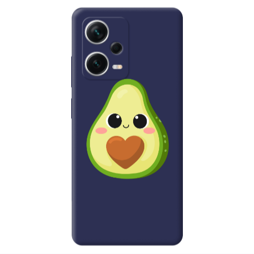 Xiaomi Poco X5 Baby avocado Dark blue Colored Silicone TPU Θήκη
