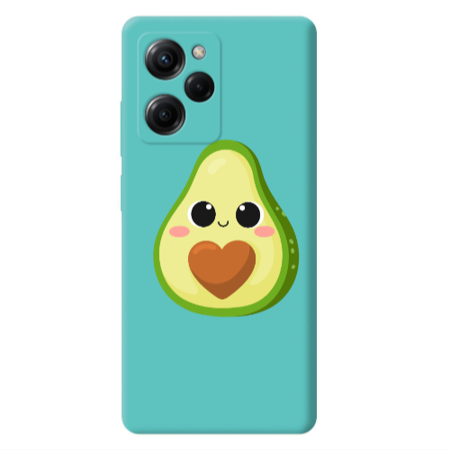Xiaomi Poco X5 Pro Baby avocado Turquoise Colored Silicone TPU Θήκη