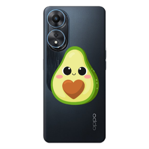 Oppo A 98 Baby avocado Transparent Silicone TPU Θήκη