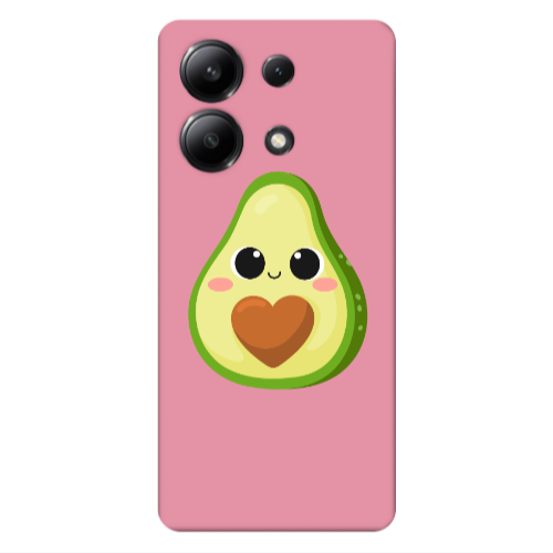 Xiaomi Redmi Note 13 4G Baby avocado Pink Colored Silicone TPU Θήκη
