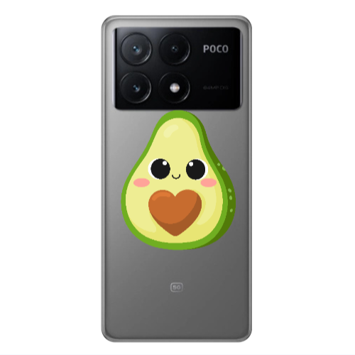 Xiaomi Poco X6Pro 5G Baby avocado Transparent Silicone TPU Θήκη