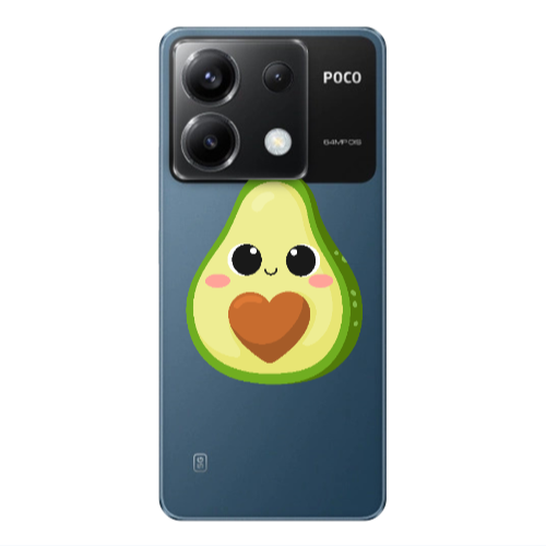 Xiaomi Poco X6 5G Baby avocado Transparent Silicone TPU Θήκη
