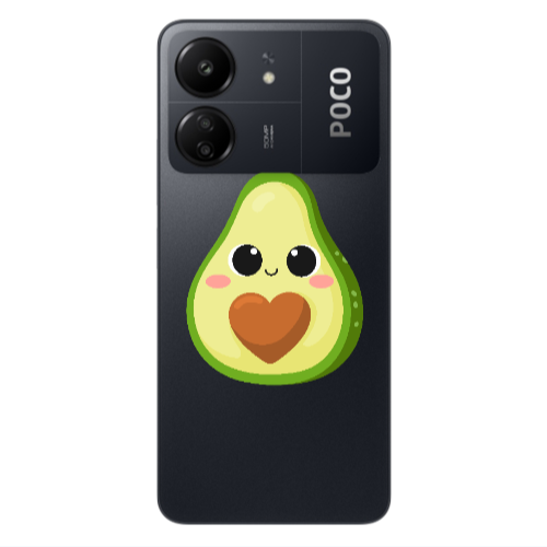 Xiaomi Poco C65 Baby avocado Transparent Silicone TPU Θήκη