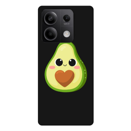 Xiaomi Redmi Note 13Pro 5G Baby avocado Black Colored Silicone TPU Θήκη