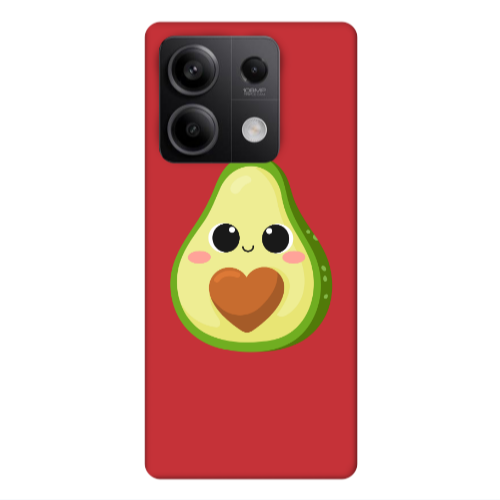 Xiaomi Redmi Note 13Pro 5G Baby avocado Red Colored Silicone TPU Θήκη