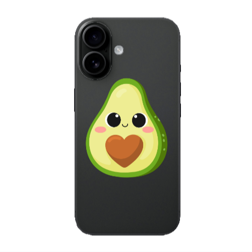 Apple Iphone 16 Baby avocado Transparent Silicone TPU Θήκη