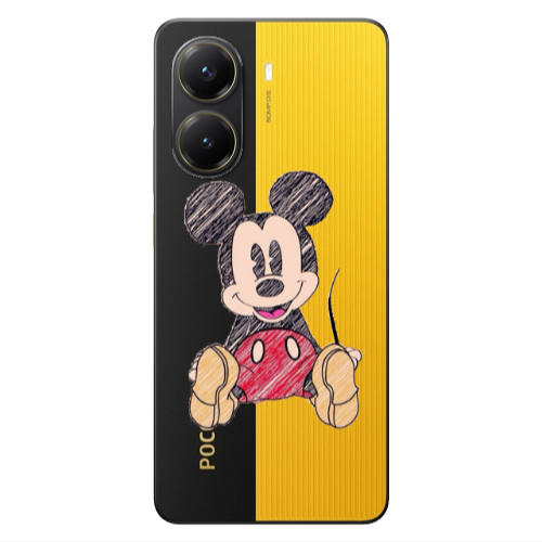 Xiaomi Poco X7 Pro Mickey mouse 2 Transparent Silicone TPU Θήκη