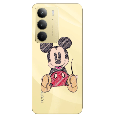 Realme C 75 Mickey mouse 2 Transparent Silicone TPU Θήκη