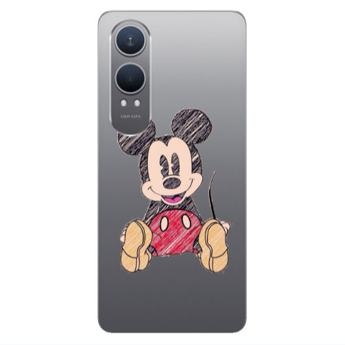 Oneplus Nord Ce 4 lite Mickey mouse 2 Transparent Silicone TPU Θήκη