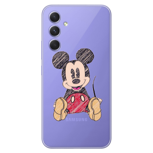 Samsung A36 Mickey mouse 2 Transparent Silicone TPU Θήκη