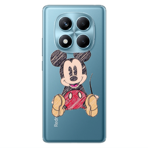 Xiaomi Redmi Note 14 Pro Mickey mouse 2 Transparent Silicone TPU Θήκη