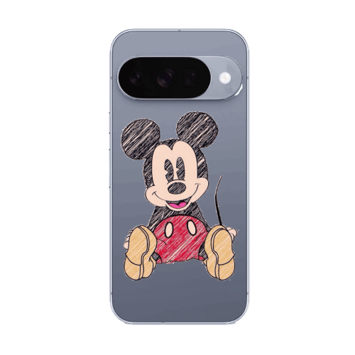 Google Pixel 10 Mickey mouse 2 Transparent Silicone TPU Θήκη