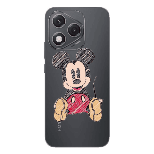 Honor 400 Lite Mickey mouse 2 Transparent Silicone TPU Θήκη